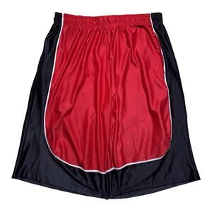 Beyond The Limit Dazzle Shiny Basketball Baggy Shorts Red Black 3XL 32"